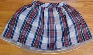 EUC little girls Crewcut holiday skirt sz 6/7